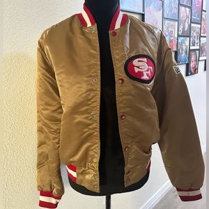 Vintage 1980s Chalk Line NFL San Francisco 49ers Satin Jacket